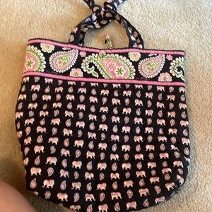 Vera Bradley Elephant Pattern tote bag